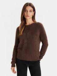 ViCOLO Sweter 22066F Brązowy Regular Fit. Brązowe swetry ViCOLO, m, bez wzorów, z kaszmiru, bez ramiączek. Za 1,189.00 zł.