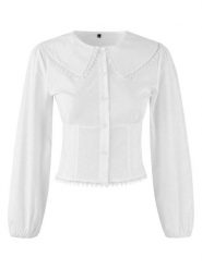 Trendyol Bluzka w kolorze białym rozmiar: 34. Białe bluzki Trendyol, bez wzorów, z bawełny, bez kołnierzyka, bez ramiączek. Za 95.99 zł.