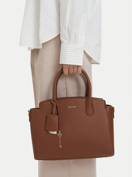MEXX Torebka CEO-MEXX-S-012-10 Brązowy. Brązowe torebki klasyczne Mexx, bez wzorów, ze skóry, bez dodatków. Za 199.99 zł.