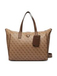 Guess Torba weekendowa Latona Travel TWHB92 11017 Brązowy. Brązowe torby podróżne Guess, z aplikacjami, ze skóry, bez dodatków. Za 869.99 zł.