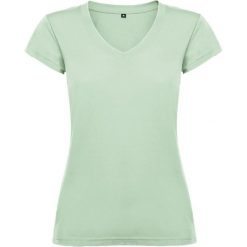 Damska Koszulka Victoria. Zielone bluzki ROLY, m, bez wzorów, sportowe, bez kołnierzyka, bez ramiączek. Za 32.99 zł.