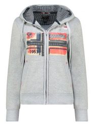 Geographical Norway Bluza "Farlotte" w kolorze jasnoszarym rozmiar: S. Szare bluzy Geographical Norway, s, z aplikacjami, bez kaptura. Za 117.45 zł.