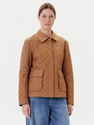 Tommy Hilfiger Kurtka przejściowa WW0WW45641 Brązowy Regular Fit. Brązowe kurtki TOMMY HILFIGER, xl, bez wzorów, z syntetyku, bez kaptura. Za 899.99 zł.