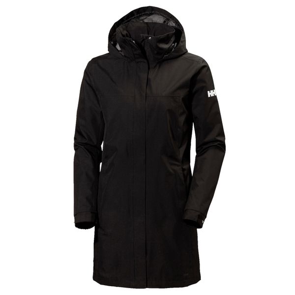 Długi płaszcz damski Helly Hansen Aden. Czarne kurtki sportowe Helly Hansen, l, bez wzorów, z materiału, bez kaptura. Za 669.00 zł.