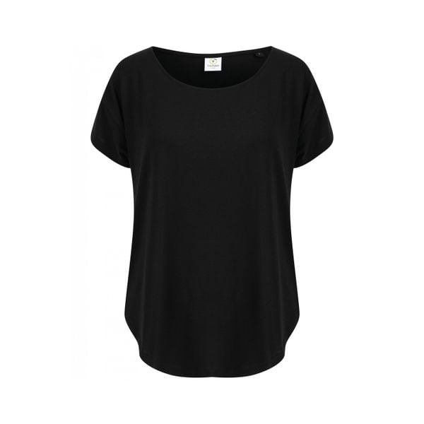 Koszulka damska Tombo. Czarne bluzki TOMBO, xl, bez wzorów, sportowe, bez kołnierzyka, bez ramiączek. Za 110.50 zł.