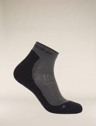 ICEBREAKER Skarpety damskie W Merino Hike+ Light Mini obsidian/black-S. Czarne skarpety Icebreaker, bez wzorów, z lycry. Za 119.55 zł.