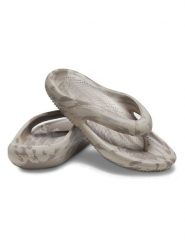 Crocs Japonki w kolorze szarym rozmiar: 38/39. Szare klapki Crocs, bez wzorów, z otwartym noskiem, bez obcasa. Za 153.71 zł.