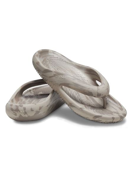 Crocs Japonki w kolorze szarym rozmiar: 38/39. Szare klapki Crocs, bez wzorów, z otwartym noskiem, bez obcasa. Za 134.95 zł.