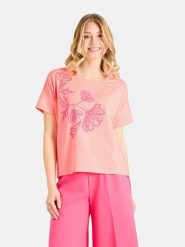 LIEBLINGSSTÜCK Koszulka w kolorze pomarańczowym rozmiar: S. Pomarańczowe bluzki LIEBLINGSSTÜCK, s, bez wzorów, bez kołnierzyka, bez ramiączek. Za 159.95 zł.