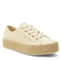 Espadryle DeeZee. Brązowe espadryle DeeZee, bez wzorów, bez obcasa, bez zapięcia. Za 99.99 zł.