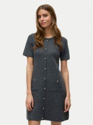 Vero Moda Sukienka dzianinowa Johanna 10333908 Szary Standard Fit. Szare sukienki Vero Moda, xl, bez wzorów, z dzianiny, bez kołnierzyka, bez ramiączek. Za 269.99 zł.