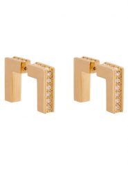 Elisabetta Franchi Kolczyki OR-26K-61E2-V230 Złoty. Żółte kolczyki Elisabetta Franchi, metalowe. Za 979.99 zł.