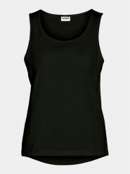 Noisy May Top Mathilde 27028786 Czarny Loose Fit. Czarne topy Noisy may, xs, bez wzorów, z bawełny, bez kołnierzyka, bez ramiączek. Za 39.99 zł.