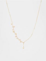 Naszyjnik z motywem kwiatów - wielobarwny. Naszyjniki Reserved. W wyprzedaży za 35.99 zł.