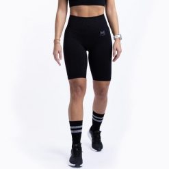 Krótkie legginsy sportowe dla kobiet Xtreme Sportswear Antracyt Czarny. Czarne legginsy XTREME SOCKSWEAR, l, bez wzorów, krótkie. Za 99.99 zł.