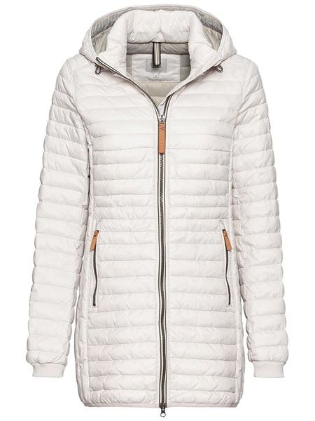 Camel Active Płaszcz pikowany w kolorze białym rozmiar: 44. Białe płaszcze Camel Active, bez wzorów, bez kaptura. Za 363.71 zł.