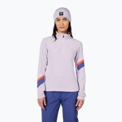 Bluza damska Rossignol Strawpile Fleece Hz. Fioletowe bluzy Rossignol, na zimę, bez wzorów, bez kaptura. Za 279.99 zł.