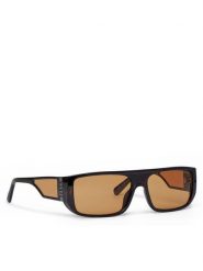 Guess Okulary przeciwsłoneczne GU00136 Brązowy. Brązowe okulary przeciwsłoneczne Guess, z aplikacjami, z tworzywa sztucznego. Za 359.99 zł.