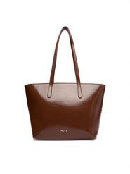 MEXX Torebka C-MEXX-L-017-08 Brązowy. Brązowe shopper Mexx, bez wzorów, z materiału, bez dodatków. Za 179.99 zł.