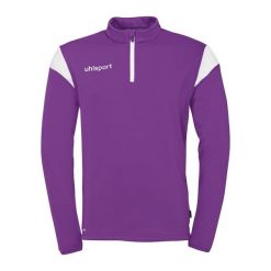 Bluza treningowa z zamkiem błyskawicznym 1/4 Uhlsport Squad 27. Białe bluzy Uhlsport, s, bez wzorów, bez kaptura. Za 194.00 zł.