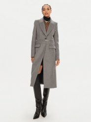 Patrizia Pepe Płaszcz wełniany 2O0166 A171 Szary Regular Fit. Szare płaszcze Patrizia Pepe, bez wzorów, z wełny, bez kaptura. Za 3,049.00 zł.