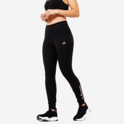 Legginsy fitness damskie ADIDAS. Czarne legginsy Adidas, s, bez wzorów, z bawełny. Za 119.99 zł.