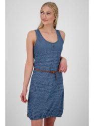 Alife and kickin Sukienka "Doja" w kolorze niebieskim rozmiar: XS. Niebieskie sukienki Alife and Kickin, xs, bez wzorów, ze skóry, bez kołnierzyka, bez ramiączek, mini. Za 82.99 zł.