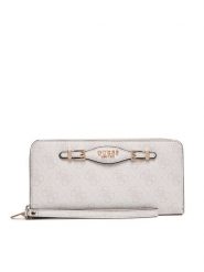 Guess Portfel 175687 Biały. Białe portfele Guess, z aplikacjami, ze skóry. Za 289.99 zł.