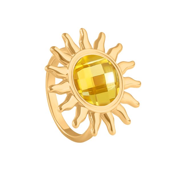 Pierścionek Soleil, pozłacany. Żółte pierścionki Lilou, pozłacane. Za 239.00 zł.