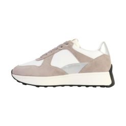 Buty GEOX D AMABEL Biały. Białe trekkingi Geox, z tkaniny, do biegania. Za 390.99 zł.