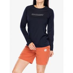 Bluza damska Mammut Selun FL Longsleeve Logo. Niebieskie bluzy Mammut, xl, bez wzorów, bez kaptura. Za 332.10 zł.