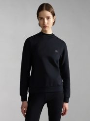 Napapijri Bluza "Nina" w kolorze czarnym rozmiar: XS. Czarne bluzy Napapijri, xs, bez wzorów, z bawełny, bez kaptura. Za 109.78 zł.