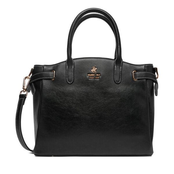 Torebka Beverly Hills Polo Club. Czarne torebki klasyczne Beverly Hills Polo Club, bez wzorów, bez dodatków. Za 269.99 zł.