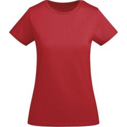 Damska Koszulka Z Krótkim Rękawem Breda. Czerwone bluzki ROLY, m, bez wzorów, sportowe, bez kołnierzyka, bez ramiączek. Za 42.99 zł.