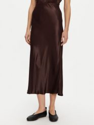 2NDDAY Spódnica midi Clea 2252153287 Brązowy Regular Fit. Brązowe spódnice 2NDDAY, bez wzorów, z wiskozy, midi. Za 359.99 zł.