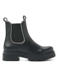 Lazamani Skórzane sztyblety w kolorze czarnym rozmiar: 39. Czarne botki Lazamani, bez zapięcia. Za 266.03 zł.