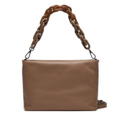Torebka Gianni Chiarini. Brązowe torebki klasyczne Gianni Chiarini, bez wzorów, bez dodatków. Za 409.99 zł.