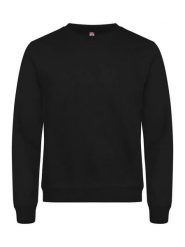 Clique Basic Roundneck uniseks bluza z okrągłym dekoltem czarna – black. Czarne bluzy CLIQUE, s, bez wzorów, z bawełny, bez kaptura. Za 158.26 zł.