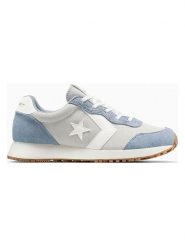 Converse Skórzane sneakersy "Omega" w kolorze szaro-biało-błękitnym rozmiar: 40. Niebieskie trampki Converse, bez wzorów, bez zapięcia. Za 229.95 zł.