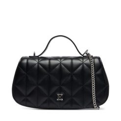 Torebka Calvin Klein. Czarne torebki klasyczne Calvin Klein, bez wzorów, bez dodatków. Za 649.99 zł.