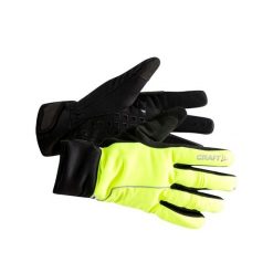 Rękawice Craft siberian 2.0. Żółte rękawiczki Craft, bez wzorów, sportowe. Za 274.50 zł.