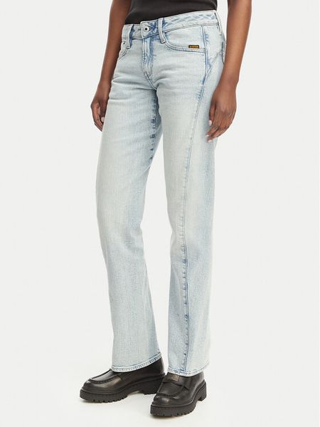 G-Star Raw Jeansy Helyx D28486-E205 Niebieski jasny Slim Fit. Niebieskie jeansy G-Star Raw, bez wzorów. Za 427.99 zł.