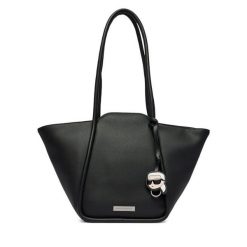 Torebka KARL LAGERFELD. Czarne shopper KARL LAGERFELD, bez wzorów, bez dodatków. Za 999.99 zł.