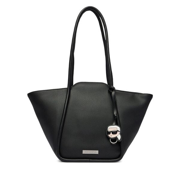 Torebka KARL LAGERFELD. Czarne shopper KARL LAGERFELD, bez wzorów, bez dodatków. Za 999.99 zł.