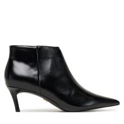Botki Aldo. Czarne botki Aldo, bez wzorów, bez obcasa, na szpilce, bez zapięcia. Za 619.99 zł.