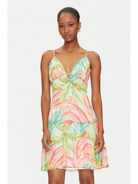 Morgan Sukienka letnia 251-RCREO.F Kolorowy Regular Fit. Sukienki Morgan, na lato, bez wzorów, z syntetyku, bez kołnierzyka, bez ramiączek. Za 239.99 zł.