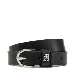Pasek Damski Tommy Hilfiger. Czarne paski TOMMY HILFIGER, bez wzorów. Za 159.99 zł.