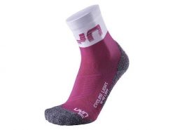 Skarpety UYN Light Lady Socks Pink White. Czerwone skarpety Uyn, bez wzorów, z materiału. Za 74.99 zł.