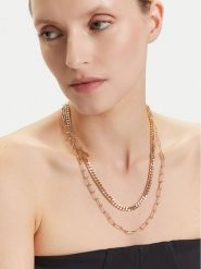 Patrizia Pepe Naszyjnik 8J1354/M067-F130 Złoty. Żółte naszyjniki Patrizia Pepe, złote. Za 589.99 zł.