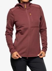 Bluza z kapturem damska Fjallraven Keb Fleece Hoodie. Fioletowe bluzy Fjällräven, s, bez wzorów, z elastanu, z kapturem. Za 939.39 zł.